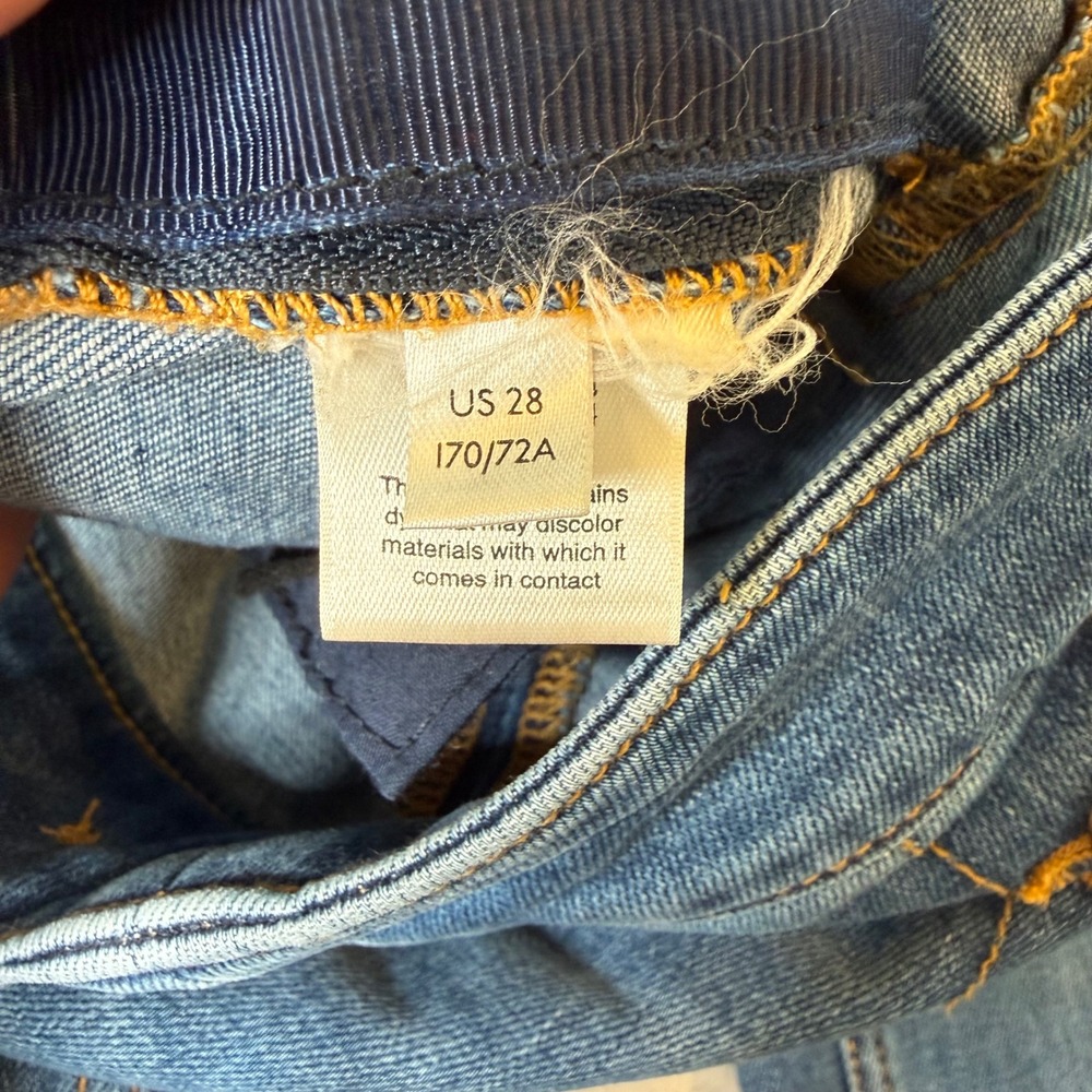 Pilcro and the Letterpress High-Waist Wide-Leg Sailor Jeans in Blue - Picture 7 of 10